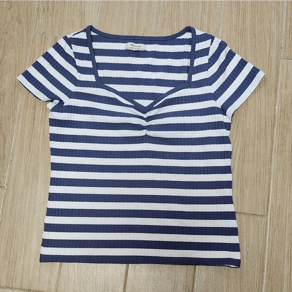 Madewell Size L Fitted Top - Picture 4 of 4